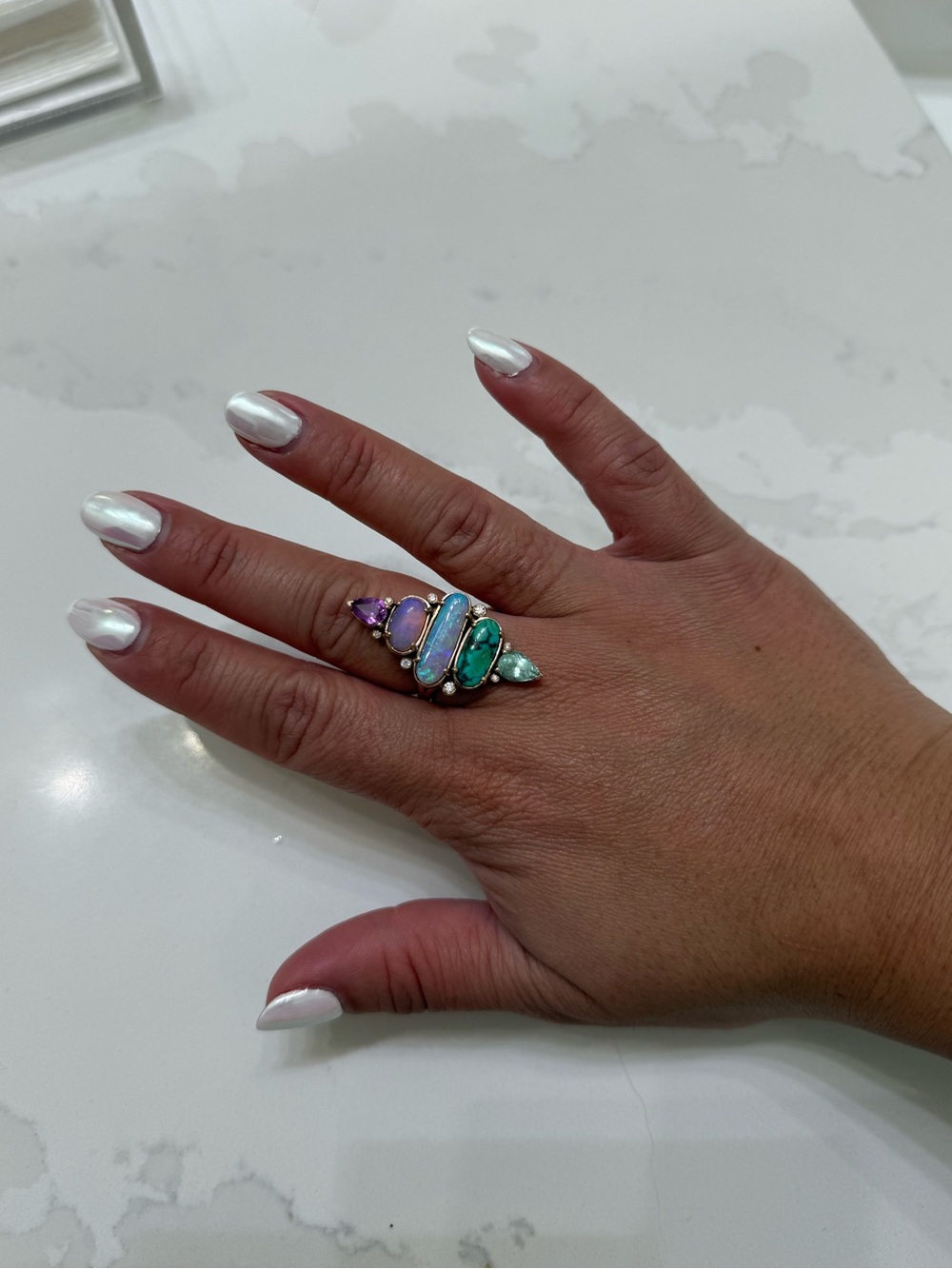 Angel Alchemy Opal Ring ‼️SALE PENDING‼️ - Picture 5 of 5